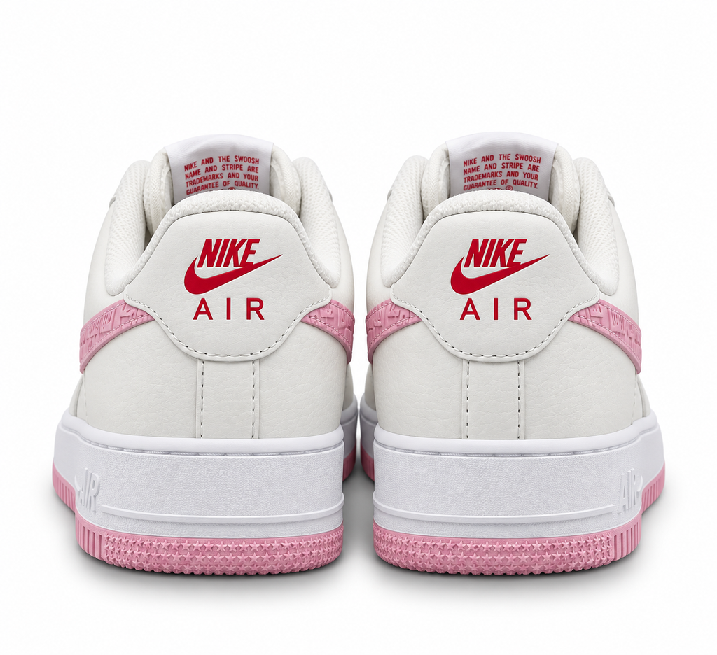 Nike Air Force 1 Low – White & Pink Love