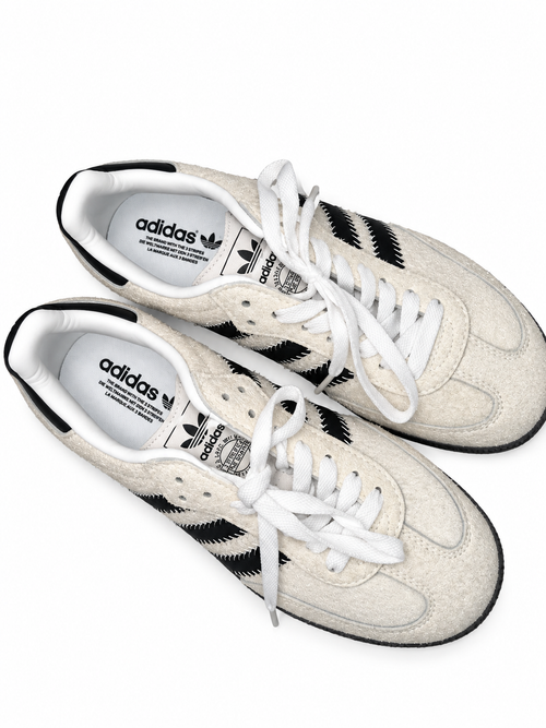Adidas Samba OG – Cream & Black Pony Hair