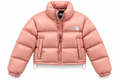 The North Face Cropped Puffer Jacket – Dusty Pink