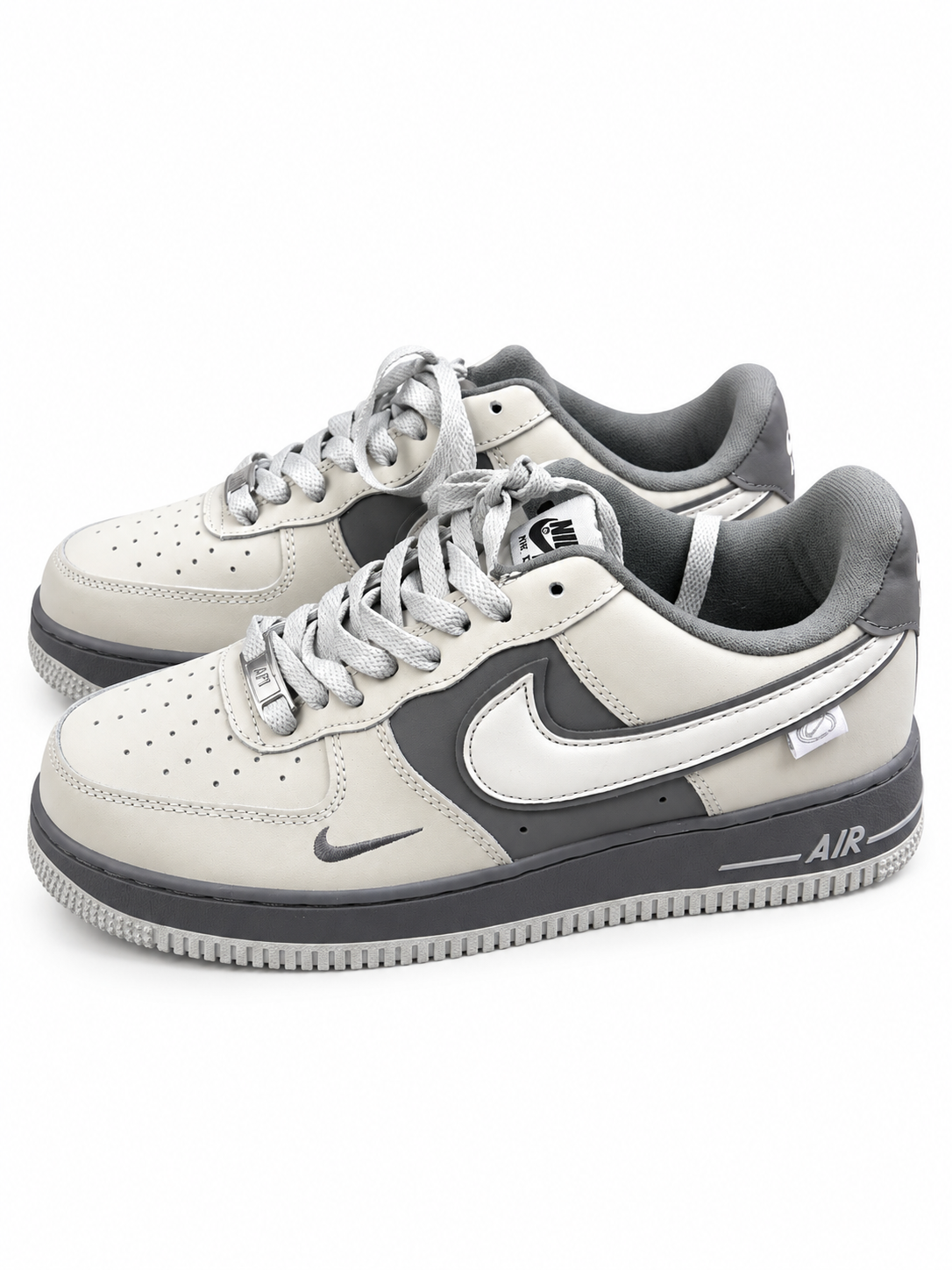 Nike Air Force 1 Low – Cream & Smoke Grey