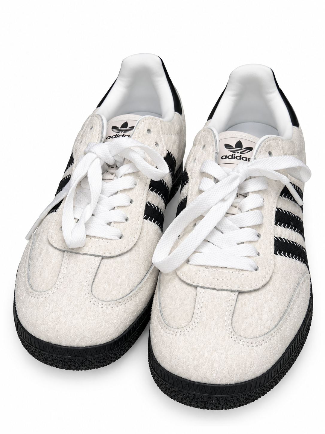 Adidas Samba OG – Cream & Black Pony Hair