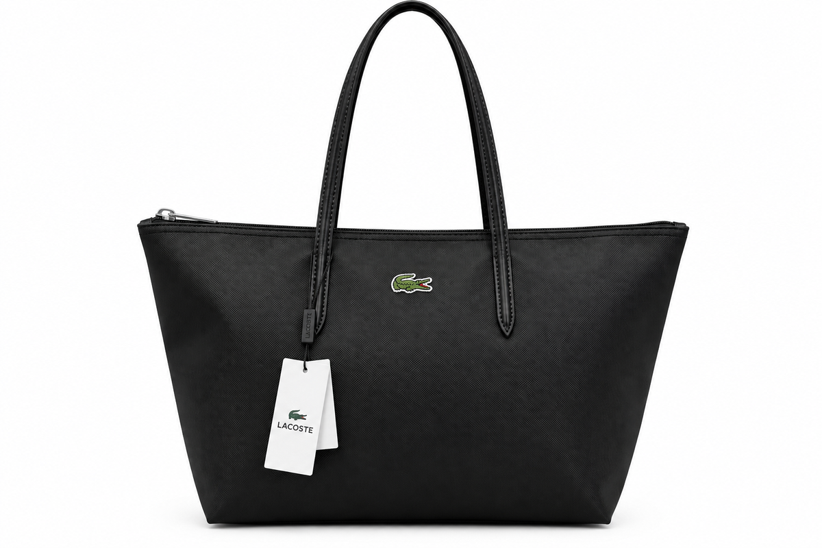 Lacoste L.12.12 Concept Large Shopping Bag – Black