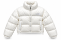 The North Face Cropped Puffer Jacket – White